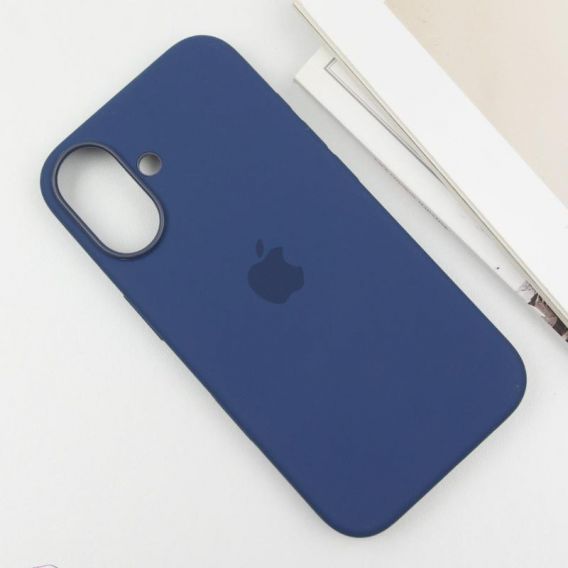 Силиконовый чехол для iPhone 16 с MagSafe & Animation Denim