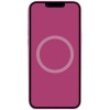 Чехол Silicone case (AAA) with Magsafe and Animation (button) для Apple iPhone 16 Pro (6.3 дюйма) Fuchsia
