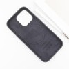 Чехол Silicone case (AAA) with Magsafe and Animation (button) для Apple iPhone 16 Pro (6.3 дюйма) Black