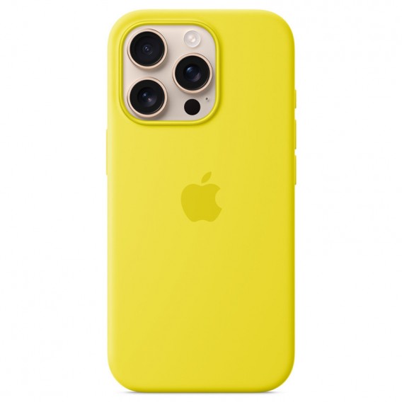 Чехол Silicone case (AAA) with Magsafe and Animation (button) для Apple iPhone 16 Pro (6.3"), Star Fruit