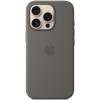 Чохол Silicone case (AAA) з Magsafe and Animation (button) для Apple iPhone 16 Pro Max (6.9"), Stone Grey