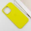 Чохол Silicone case (AAA) with Magsafe and Animation (button) для Apple iPhone 16 Pro Max (6.9") Star Fruit