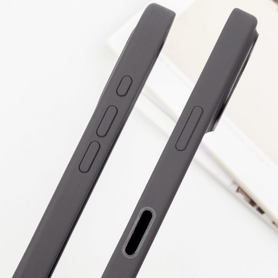 Чехол Silicone case (AAA) with Magsafe and Animation (button) для Apple iPhone 16 Pro Max (6.9 дюйма) Black