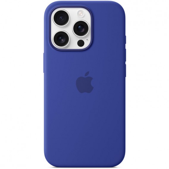 Чехол Silicone case (AAA) with Magsafe and Animation (button) для Apple iPhone 16 Pro Max (6.9"), Ultramarine