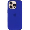 Чехол Silicone case (AAA) with Magsafe and Animation (button) для Apple iPhone 16 Pro Max (6.9 дюйма) Ultramarine
