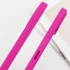Чехол Silicone case (AAA) with Magsafe and Animation (button) для Apple iPhone 16 Pro Max (6.9 дюйма) Fuchsia