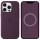 Чохол Silicone case (AAA) with Magsafe and Animation (button) для Apple iPhone 16 Pro Max (6.9") Plum