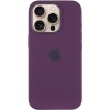 Чохол Silicone case (AAA) with Magsafe and Animation (button) для Apple iPhone 16 Pro Max (6.9") Plum