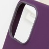 Чохол Silicone case (AAA) with Magsafe and Animation (button) для Apple iPhone 16 Pro Max (6.9") Plum