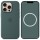 Чохол Silicone case (AAA) with Magsafe and Animation (button) для Apple iPhone 16 Pro Max (6.9") Lake Green