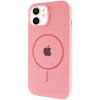 Чохол Silicone Case Full Protective (AA) with MagSafe для Apple iPhone 11 (6.1"), Рожевий / Light pink