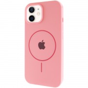 Чехол Silicone Case Full Protective (AA) with MagSafe для Apple iPhone 11 (6.1"), Розовый / Light pink