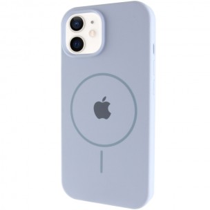 Чохол Silicone Case Full Protective (AA) with MagSafe для Apple iPhone 11 (6.1"), Синій / Lilac Blue