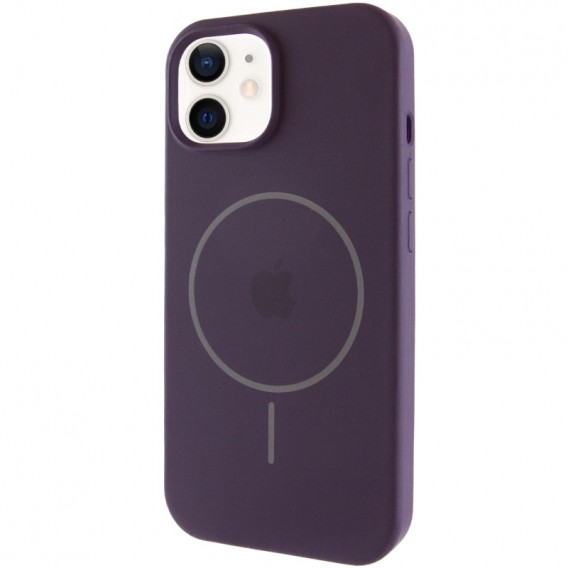 Чохол Silicone Case Full Protective (AA) with MagSafe для Apple iPhone 11 (6.1"), Фіолетовий / Elderberry