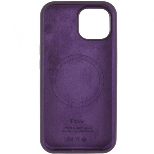 Чехол Silicone Case Full Protective (AA) with MagSafe для Apple iPhone 11 (6.1"), Фиолетовый / Elderberry - изображение 2