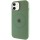 Чохол Silicone Case Full Protective (AA) with MagSafe для Apple iPhone 11 (6.1"), Зелений / Pine green