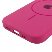 Чехол Silicone Case Full Protective (AA) with MagSafe для Apple iPhone 11 (6.1"), Малиновый / Dragon Fruit