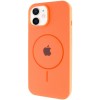 Чехол Silicone Case Full Protective (AA) with MagSafe для Apple iPhone 11 (6.1"), Оранжевый / Papaya