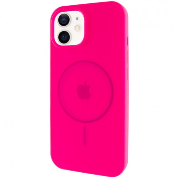 Чехол Silicone Case Full Protective (AA) with MagSafe для Apple iPhone 11 (6.1"), Розовый / Barbie pink