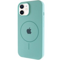 Чехол Silicone Case Full Protective (AA) with MagSafe для Apple iPhone 11 (6.1"), Бирюзовый / Light Turquoise