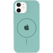 Чехол Silicone Case Full Protective (AA) with MagSafe для Apple iPhone 11 (6.1"), Бирюзовый / Light Turquoise
