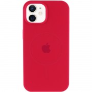 Чехол Silicone Case Full Protective (AA) with MagSafe для Apple iPhone 11 (6.1"), Красный / Deep Red