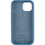 Чехол Silicone Case Full Protective (AA) with MagSafe для Apple iPhone 11 (6.1"), Синий / Denim Blue