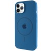 Чохол Silicone Case Full Protective (AA) with MagSafe для Apple iPhone 11 Pro (5.8"), Синій / Denim Blue