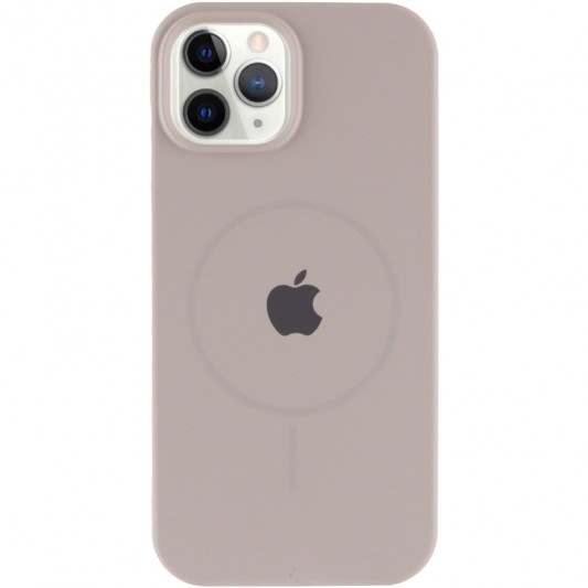 Чохол Silicone Case Full Protective (AA) with MagSafe для Apple iPhone 11 Pro (5.8"), Сірий / Light Grey - зображення 1 