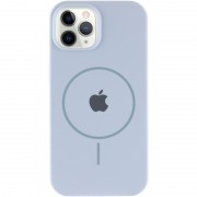 Чохол Silicone Case Full Protective (AA) with MagSafe для Apple iPhone 11 Pro (5.8"), Синій / Lilac Blue