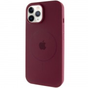 Чехол Silicone Case Full Protective (AA) with MagSafe для Apple iPhone 11 Pro (5.8"), Бордовый / Plum