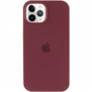 Чехол Silicone Case Full Protective (AA) with MagSafe для Apple iPhone 11 Pro (5.8"), Бордовый / Plum
