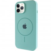 Чехол Silicone Case Full Protective (AA) with MagSafe для Apple iPhone 11 Pro (5.8"), Бирюзовый / Marine Green