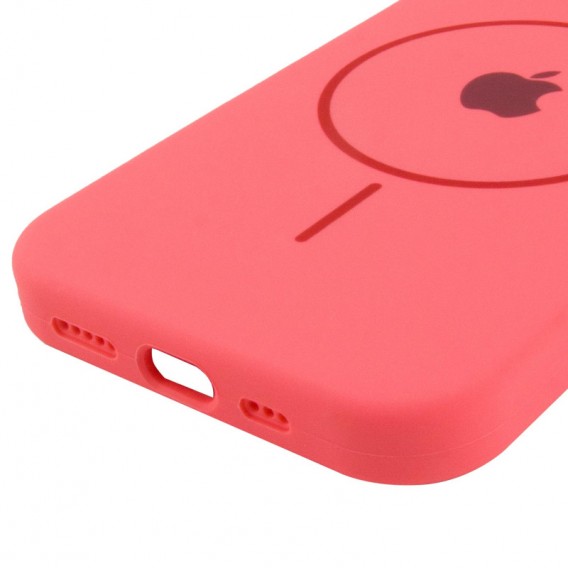 Чехол Silicone Case Full Protective (AA) with MagSafe для Apple iPhone 11 Pro (5.8"), Арбузный / Watermelon red