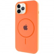 Чехол Silicone Case Full Protective (AA) with MagSafe для Apple iPhone 11 Pro Max (6.5"), Оранжевый / Papaya