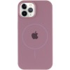 Чохол Silicone Case Full Protective (AA) with MagSafe для Apple iPhone 12 Pro / 12 (6.1"), Ліловий / Lilac Pride