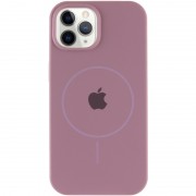 Чохол Silicone Case Full Protective (AA) with MagSafe для Apple iPhone 12 Pro / 12 (6.1"), Ліловий / Lilac Pride