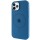 Чехол Silicone Case Full Protective (AA) with MagSafe для Apple iPhone 12 Pro / 12 (6.1"), Синий / Denim Blue