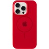 Чохол Silicone Case Full Protective (AA) with MagSafe для Apple iPhone 12 Pro Max (6.7"), Червоний / Red