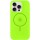 Чохол Silicone Case Full Protective (AA) with MagSafe для Apple iPhone 13 Pro (6.1") Салатовий / Neon green