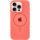 Чохол Silicone Case Full Protective (AA) with MagSafe для Apple iPhone 13 Pro (6.1") Кавуновий / Watermelon red