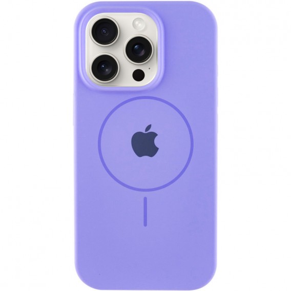 Чохол Silicone Case Full Protective (AA) with MagSafe для Apple iPhone 13 Pro Max (6.7"), Бузковий / Lilac