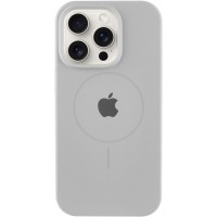 Чехол Silicone Case Full Protective (AA) with MagSafe для Apple iPhone 14 Pro (6.1"), Серый / Light Grey