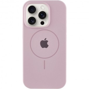 Чохол Silicone Case Full Protective (AA) with MagSafe для Apple iPhone 14 Pro (6.1"), Рожевий / Pink Sand