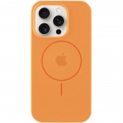 Чехол Silicone Case Full Protective (AA) with MagSafe для Apple iPhone 14 Pro (6.1") Оранжевый / Papaya