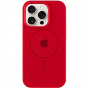 Чехол Silicone Case Full Protective (AA) with MagSafe для Apple iPhone 14 Pro (6.1"), Красный / Red