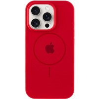 Чехол Silicone Case Full Protective (AA) with MagSafe для Apple iPhone 14 Pro (6.1"), Красный / Red