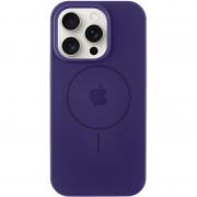 Чехол Silicone Case Full Protective (AA) with MagSafe для Apple iPhone 14 Pro (6.1") Фиолетовый / Elderberry