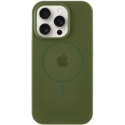 Чехол Silicone Case Full Protective (AA) with MagSafe для Apple iPhone 14 Pro (6.1") Зеленый / Cyprus Green