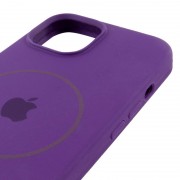 Чехол Silicone Case Full Protective (AA) with MagSafe для Apple iPhone 14 Plus (6.7"), Фиолетовый / Amethyst